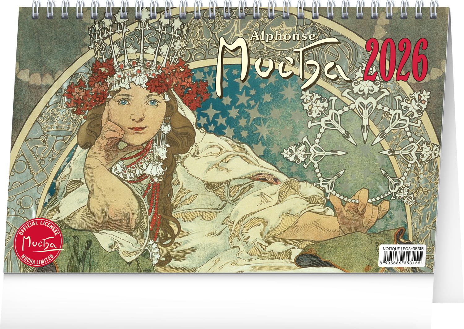 Amazon | [輸入版] Alfons Mucha/アルフォンス・ミュシャ 卓上